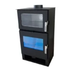 Poêle à bois avec four ETNA Carrio Inox - 9 Kw – Image 5