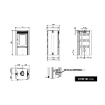Poêle à bois avec four La Nordica Ester Forno Evo pierre vulcan - 8.2 Kw – Image 5