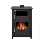 Poêle à bois Stove Italia Paula avec four - 13 Kw – Image 4