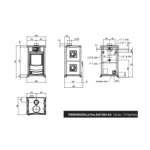 Poêle à bois bouilleur La Nordica TermoRossella plus Evo DSA 4.0 - 11 Kw – Image 5