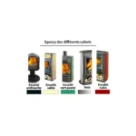 Poêle à Bois Godin Brulhaut Bûcher 13.1 Kw – Image 4