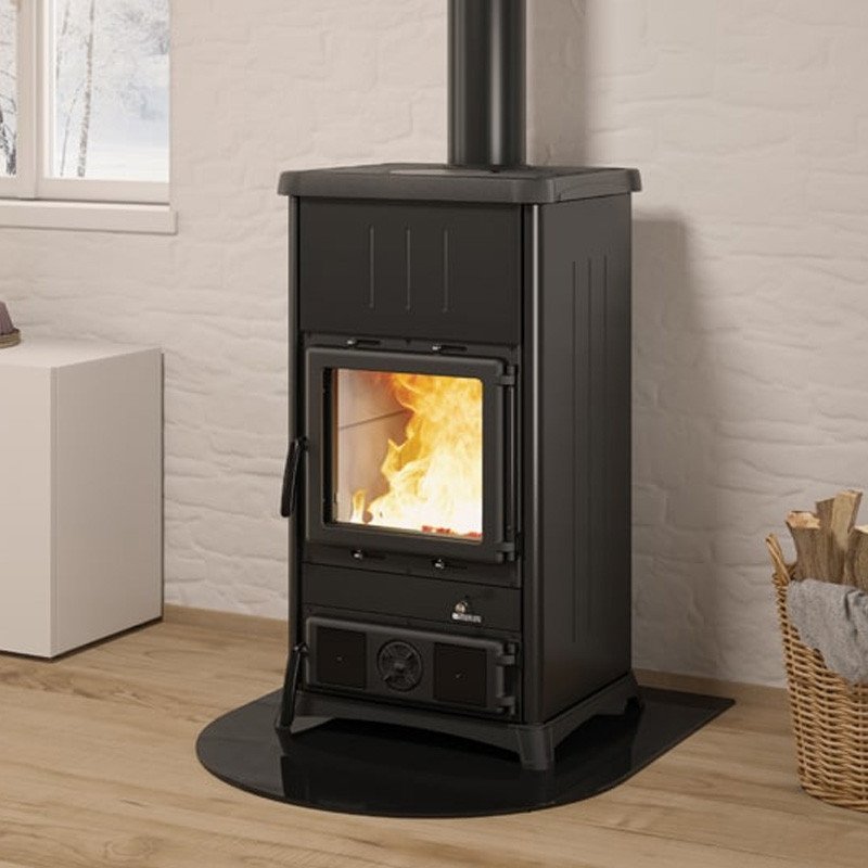 poele-a-bois-concita-20-steel.jpg Poêle à bois La Nordica Concita 2.0 Steel - 11.8 Kw – Image 1