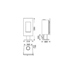 Poêle à bois étanche Panadero Osaka - 8 Kw – Image 3