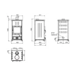 Poêle à bois La Nordica Fedora - 9 Kw – Image 4