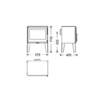 Poêle à bois Panadero Giulietta - 7.1 Kw – Image 3