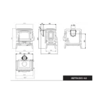 Poêle à Bois La Nordica Isetta EVO 4.0 - 7.3 Kw – Image 5