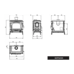 Poêle à bois La Nordica Isotta Evo 11.9 Kw – Image 3