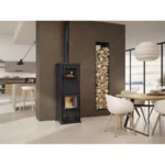 Poêle à bois avec four La Nordica Nova Forno Steel 12 KW – Image 2