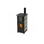 Poêle à bois MBS Olympia Pierre Ollaire avec four et plaque de cuisson  - 12.2 Kw – Image 2