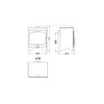 Poêle à bois Panadero Oslo avec chauffe plat - 8 Kw – Image 3