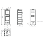 Poêle à bois avec four La Nordica Rossella Plus Forno 5.0 Pietra - 9.4 Kw – Image 3