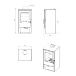 Poêle à bois ETNA Stephania - 7.5 Kw – Image 4