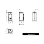 Poêle à bois La Nordica Super Junior - 5 Kw – Image 6