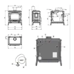 Poêle à bois bouilleur La Nordica TermoIsotta DSA - 15 Kw – Image 2