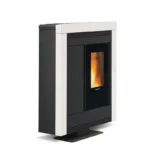 Poêle à granulés canalisable extra plat Extraflame Souvenir Steel Evo 11 Kw – Image 3