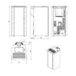 Poêle à granulés étanche (sortie dessus concentrique) Etna Luxe Cristallo Silenzio Up 9.2 Kw – Image 5
