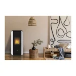 Poêle à granulés étanche FOCO MEO + Kit conduits concentrique sortie dessus - 8 Kw – Image 2