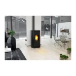 Poêle à granulés étanche FOCO MEO + Kit conduits concentrique sortie dessus - 6 Kw – Image 3