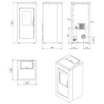 Poêle à granulés étanche ETNA Vulcano Silenzio 9.2 Kw – Image 6