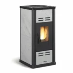 Poêle à Granulés Extraflame Serafina Petra Evo Pierre Naturelle 8 Kw – Image 2