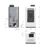 Poêle à granulés Etna Vulcano SMS - 9 Kw – Image 5