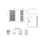 Pompe à Chaleur Air/Eau Monophasée 18 Kw Monobloc - Connectée avec Appoints Électriques et Gaz R290 - 18 Kw – Image 4