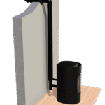 Kit Conduit Ventouse Horizontal Ø80-Ø130 pour Poêle à Granulés Étanche