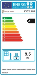 Poêle à Bois Sannover Dita 11.8 kW Bûche 52 cm – Image 5