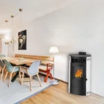 Poêle à granulés Air Flavia 15 kW Blanc Sannover – Image 2