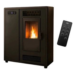 Poêle à granulés Air Slim Astral 12.2 kW Noir Sannover