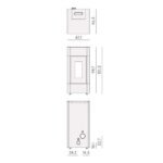 Poêle à granulés Cadel Cristal 9 - 8.5 kW – Image 5