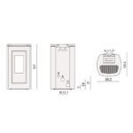 Poêle à granulés Cadel Eclipse Plus 11 - 10.5 kW – Image 6