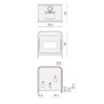 Poêle à granulés Cadel Frame 9 Up-Twin 9.3 kW – Image 5
