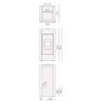 Poêle à granulés Cadel Idro Prince 30 - 28.6 kW hydro – Image 4