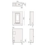 Poêle à granulés Cadel Luce Plus 9 Flexit 8.5 kW – Image 2