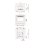 Poêle à granulés Cadel Magritte 6 - 6 kW – Image 5