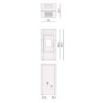 Poêle à granulés Cadel River Idrotech 24 - 24.2 kW hydro – Image 3