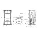 Poêle à granulés Edilkamin Cherie 11 Evo AT 11 kW – Image 4