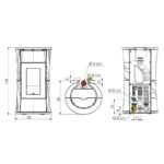 Poêle à granulés Edilkamin Cherie 9+ Evo Top 9 kW – Image 4