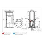 Poêle à granulés Edilkamin Cherie H 10 Evo 10.5 kW Hydro – Image 5