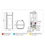 Poêle à granulés Edilkamin Myrna 10 kW – Image 3