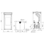 Poêle à granulés Edilkamin Yana 9+ Evo 9.2 kW – Image 3