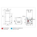 Poêle à granulés Hydro Edilkamin Tera H 30 Evo 29.3 kW Hydro – Image 4