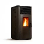 Poêle à granulés air Anita 12 kW Noir Sannover – Image 2