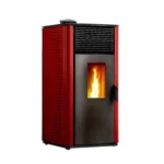 Poêle à granulés étanche Sannover Anita 12 kW Bordeaux + Kit d'installation – Image 5