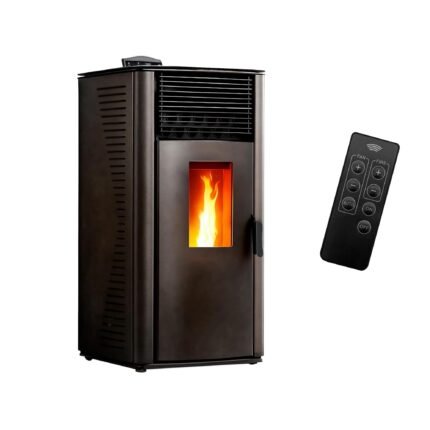 Poêle à granulés étanche Sannover Anita 12 kW Noir