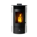 Poêle à granulés étanche Sannover Azora 11.6 kW Blanc + Kit d'installation – Image 2