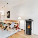 Poêle à granulés étanche Sannover Flavia 15 kW Blanc – Image 4