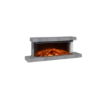 Cheminée électrique Lumen 1200 habillage Pierre – Image 3