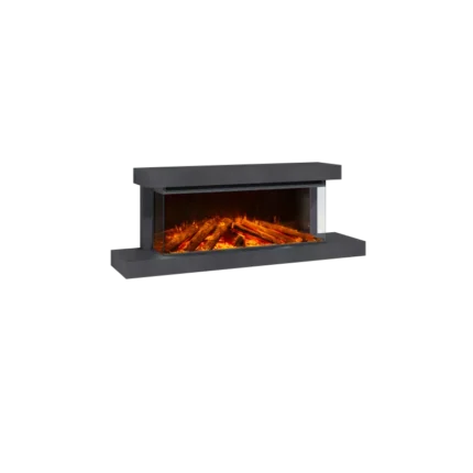 Cheminée électrique Lumen 1200 habillage Anthracite